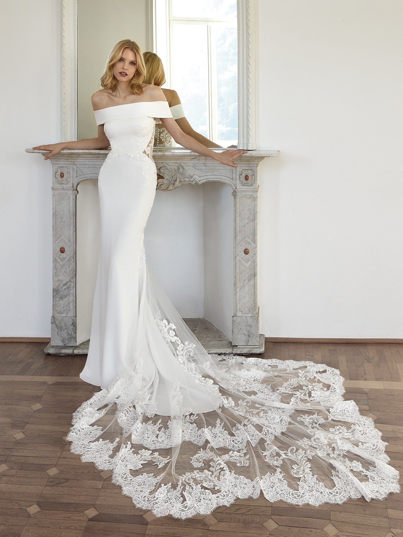 Vestidos de novia asirenados clearance