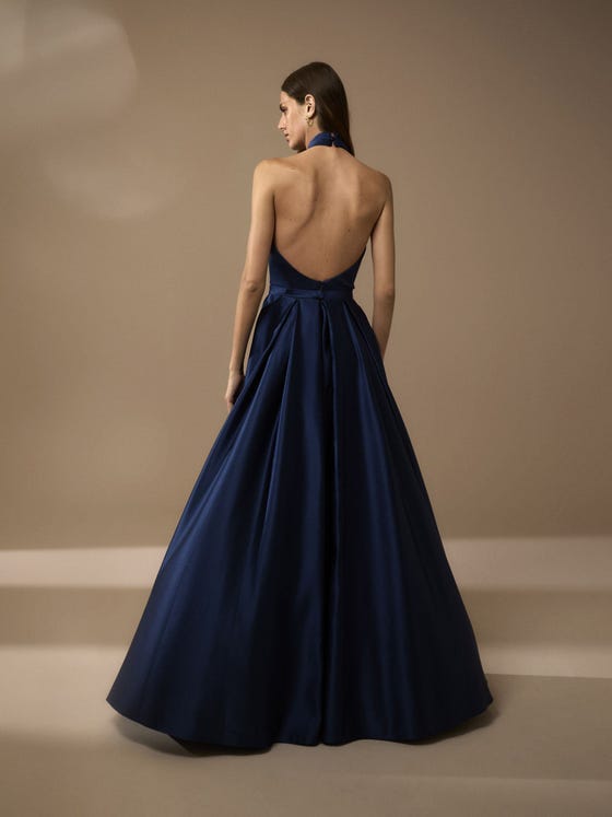 Abito Blu Cerimonia Donna Costume National Abiti Blu Per Donna